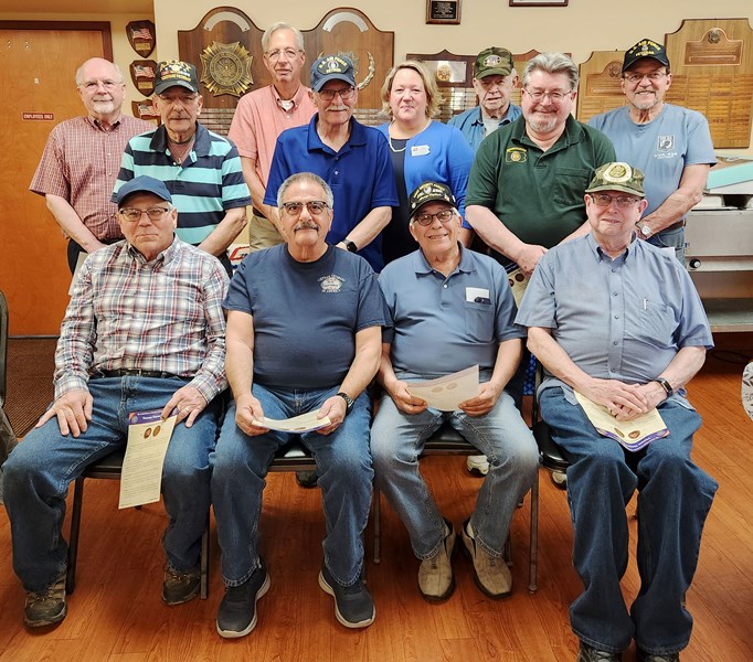 Honorary Partner ceremony for Pennsylvania VVA Chapter 436 Vietnam veterans by Chester County Chapter NSDAR. 